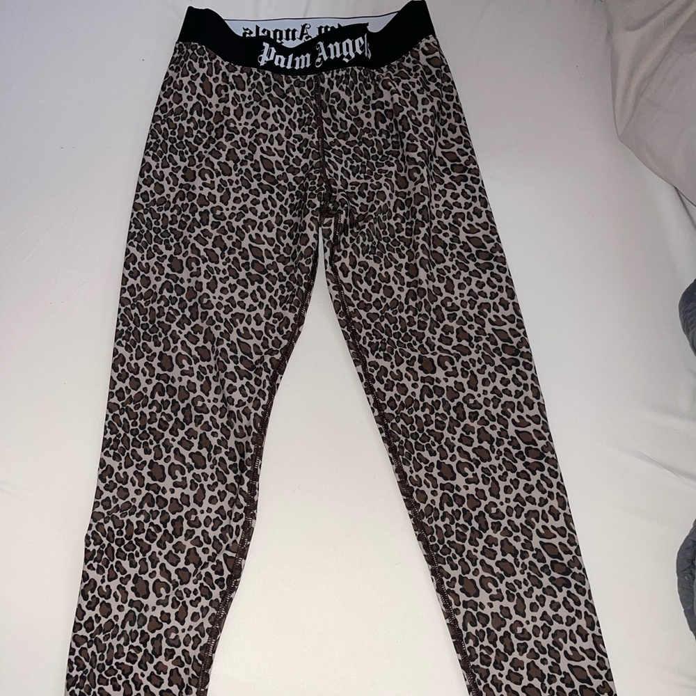 Authentic palm angels leopard legging, used. Size S.